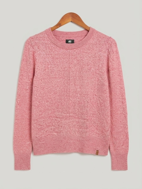 Roots Sweaters - Roots Pink Crewneck Sweater Size Medium